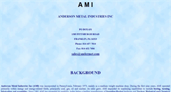Desktop Screenshot of andermet.com